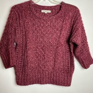 Ann Taylor Loft  Womens  sweater  burgundy Size M